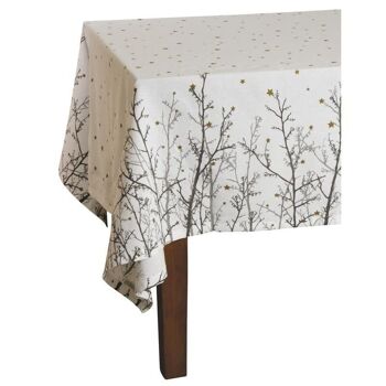 Nappe Etoiles carrée en coton-TLT1010