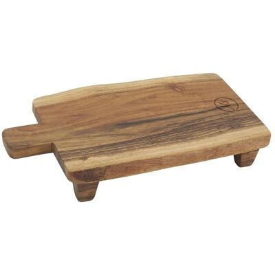 Acacia cutting board on legs-TPD1430