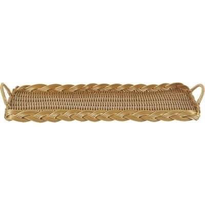 Synthetic Rattan Cheese Tray-TPF1482