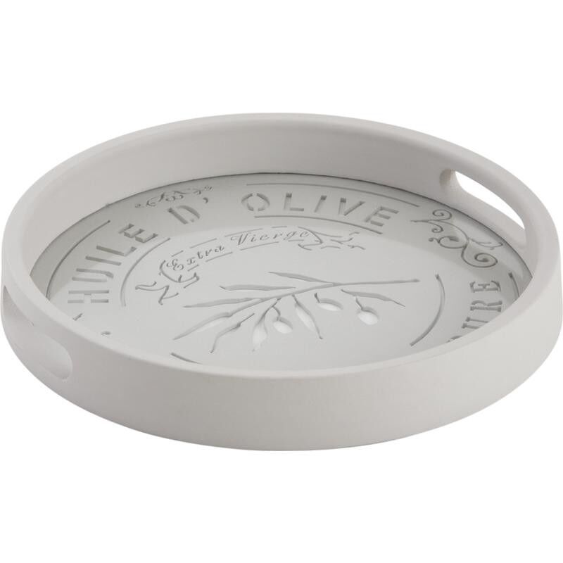 Piano tondo in legno e vetro-TPL2720V