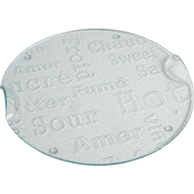 Piano rotondo in vetro-TPL2760V