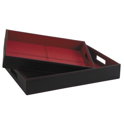 Red and Black Polyurethane Trays-TPL288S