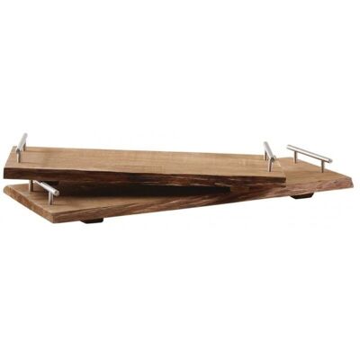 Holztabletts mit Griffen-TPL315S