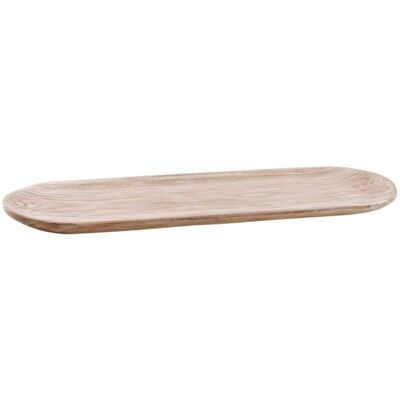 Grand plateau oval en paulownia-TPL3292