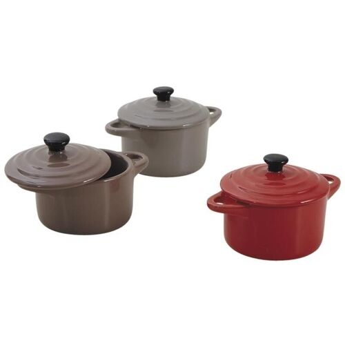 Mini cocotte ronde en céramique-TPO1200V