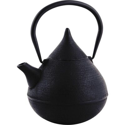 Schwarze Teekanne aus Gusseisen 1,1 l-TTH1080