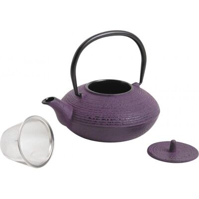 Purple cast iron teapot 0.7 l-TTH1100