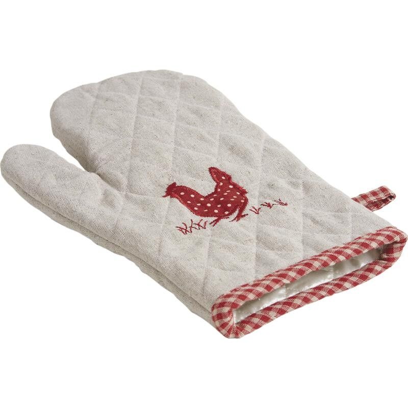 Guanto da cucina con motivo gallina-TTX1160