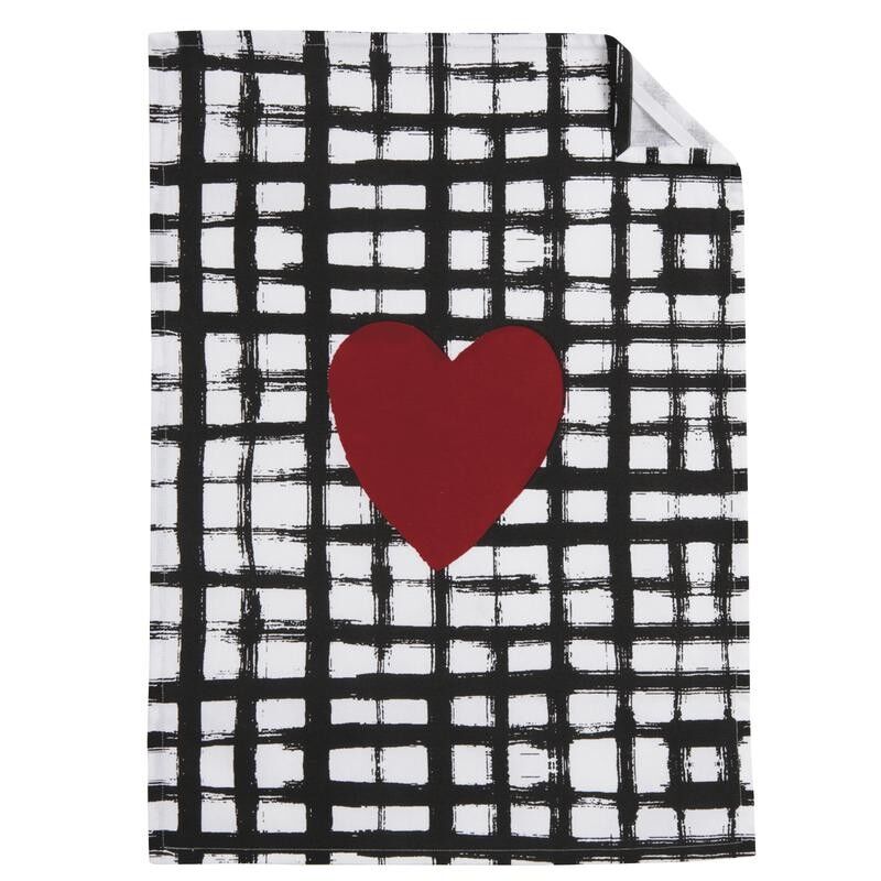 Strofinacci in cotone a forma di cuore-TTX159S