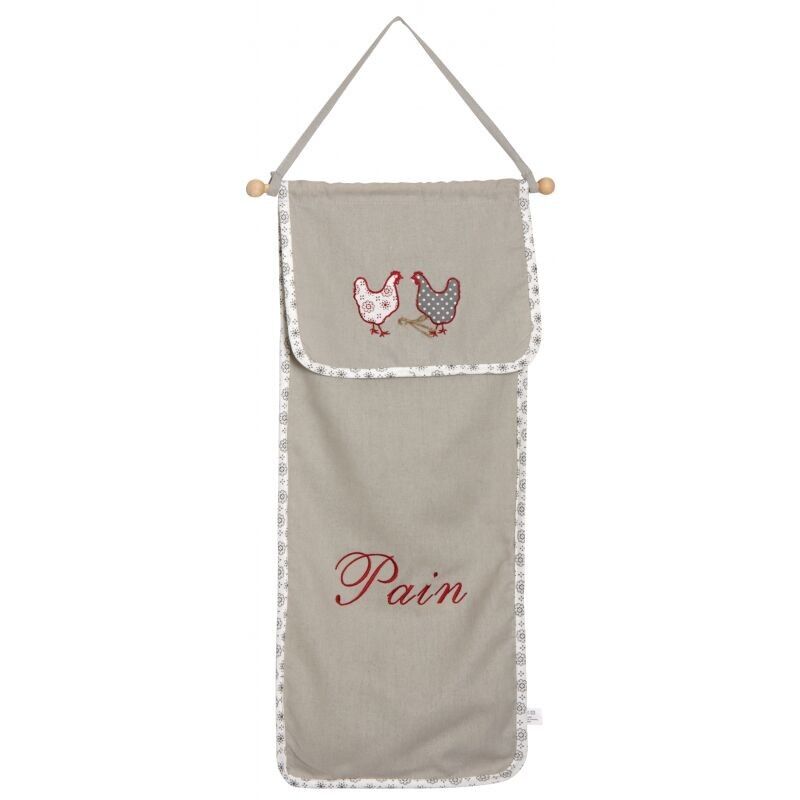 Portapane per galline in cotone e lino-TTX1740