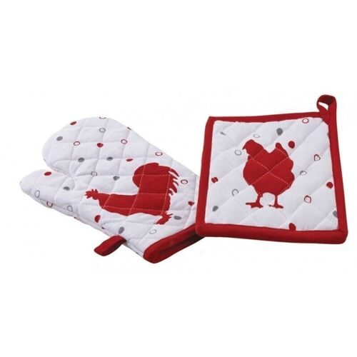 Set gant et manique poules-TTX179S