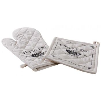 Set gant de manique épicerie fine-TTX181S