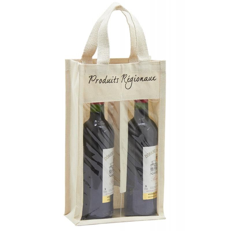 Bolsa de algodón - 2 botellas-VBO2032