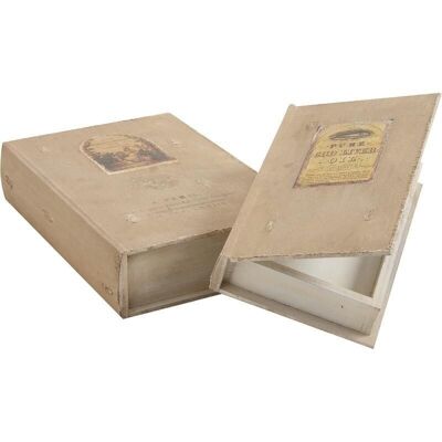 Books wooden boxes-VBT212S