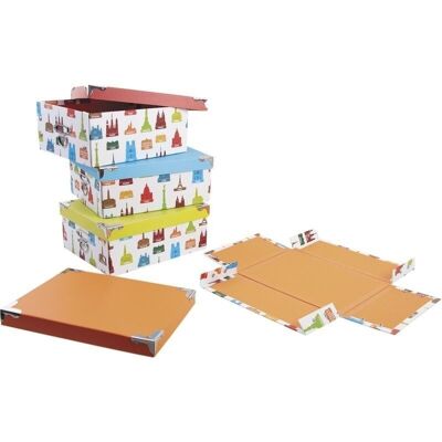 Foldable cardboard box-VBT2450