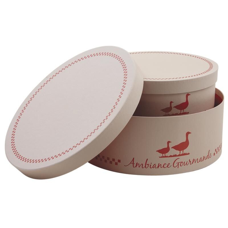 Scatole di cartone rotonde Ambiance Gourmande-VBT266S