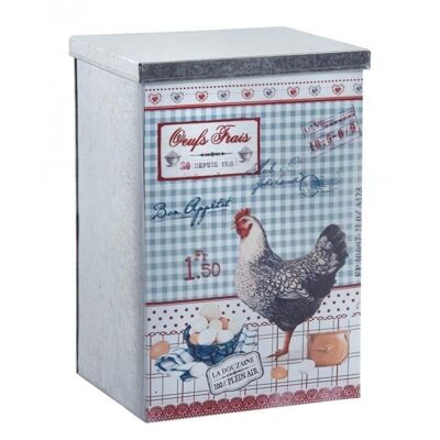 Tin Box Fresh Eggs-VBT277S