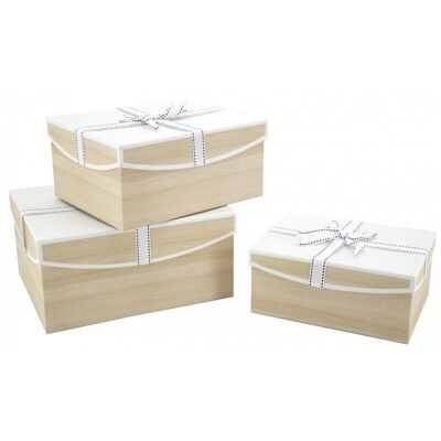 Cajas de cartón con patrón de madera-VBT305S