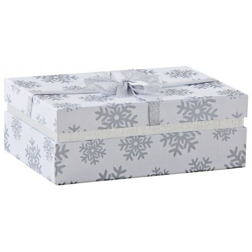 Boite rectangulaire en carton Flocon de neige-VBT3060