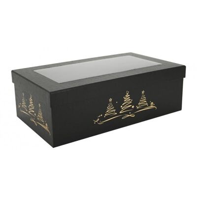 Caja de cartón rectangular Árbol de Navidad-VBT3140