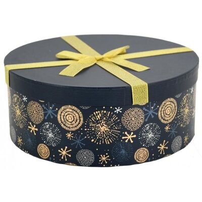 Cardboard round box Festive-VBT3181