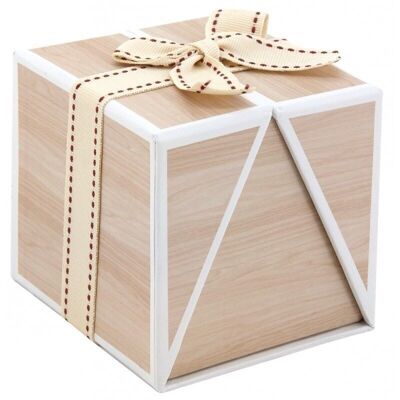 Square Cardboard Box Wood-VCF1660