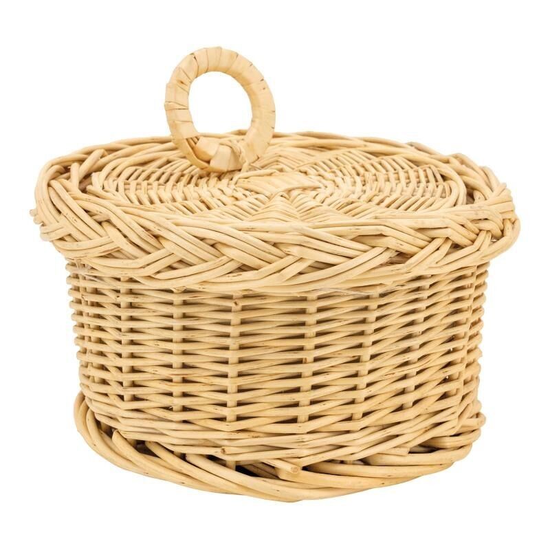 Scatola in vimini bianco-VCO1450P