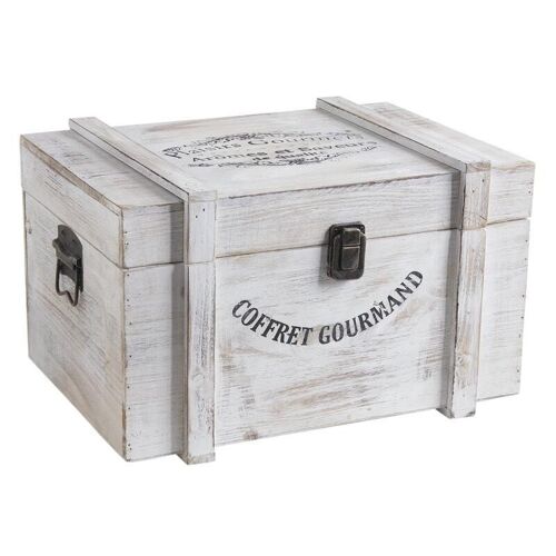 Coffret en bois teinté-VCO2452