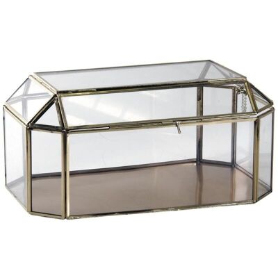 Brass and glass enclosure-VCO2490V
