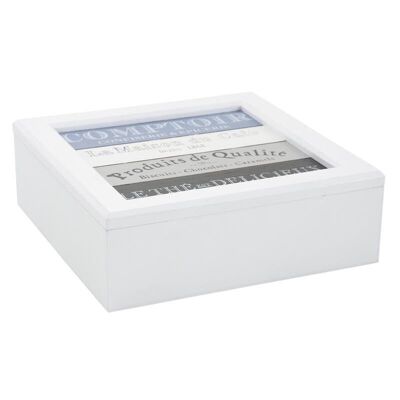 Tea box 9 compartments Comptoir-VCP1190