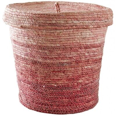 Pink corn laundry basket-VRA1380