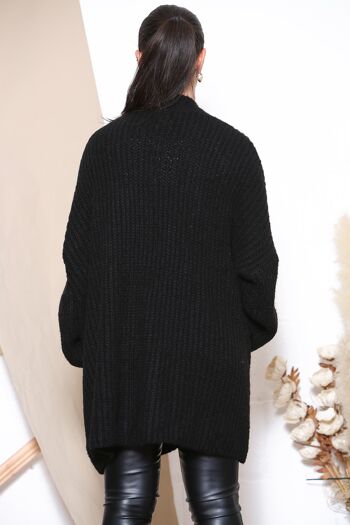 cardigan oversize avec poches 4