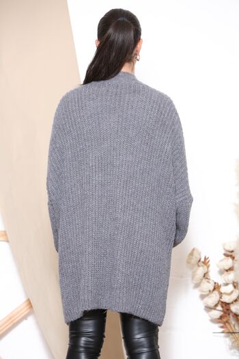 cardigan oversize avec poches 16