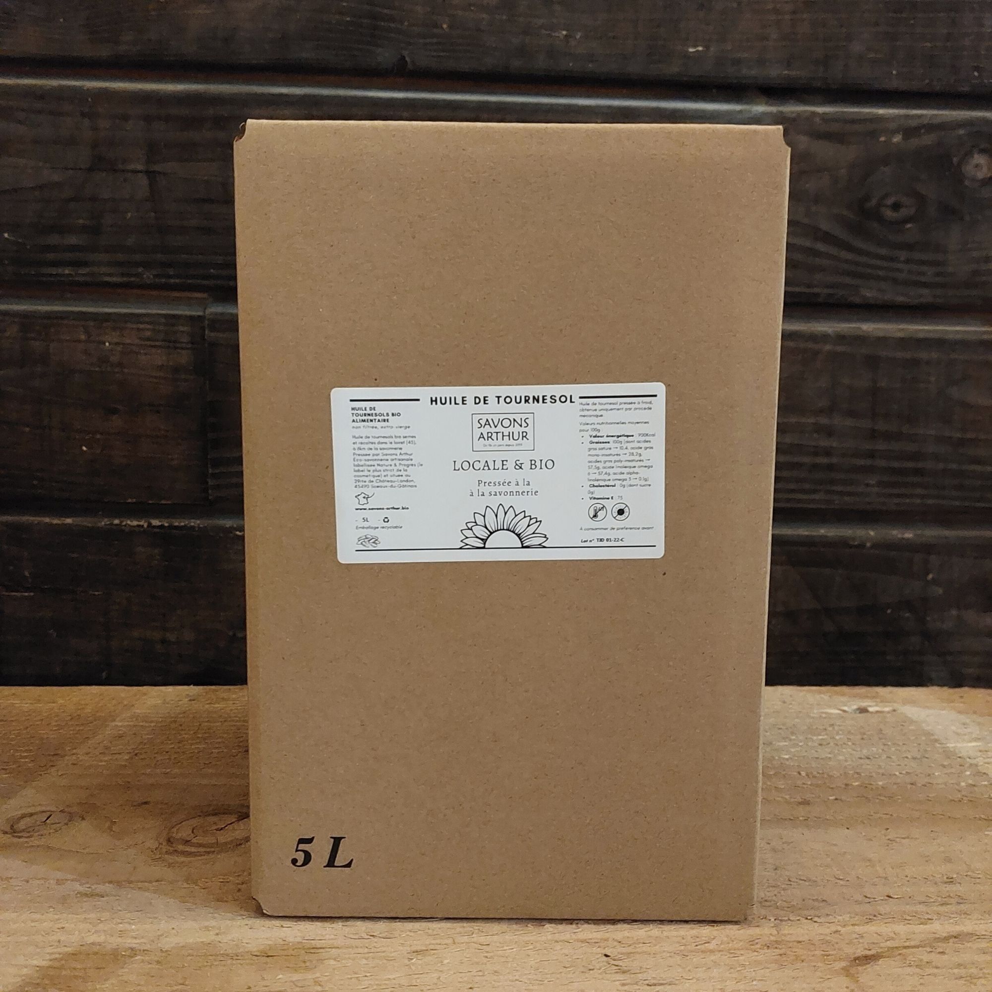 Olio di Girasole BIOLOGICO 100% locale • 5L