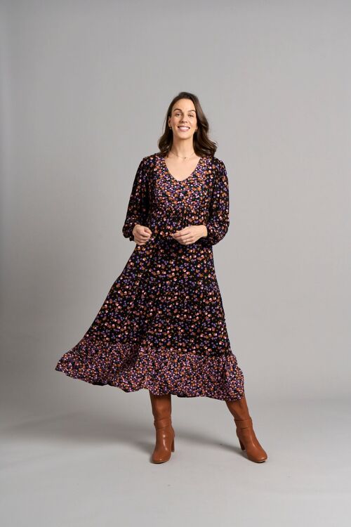 Amal Yolke Dress - Floral