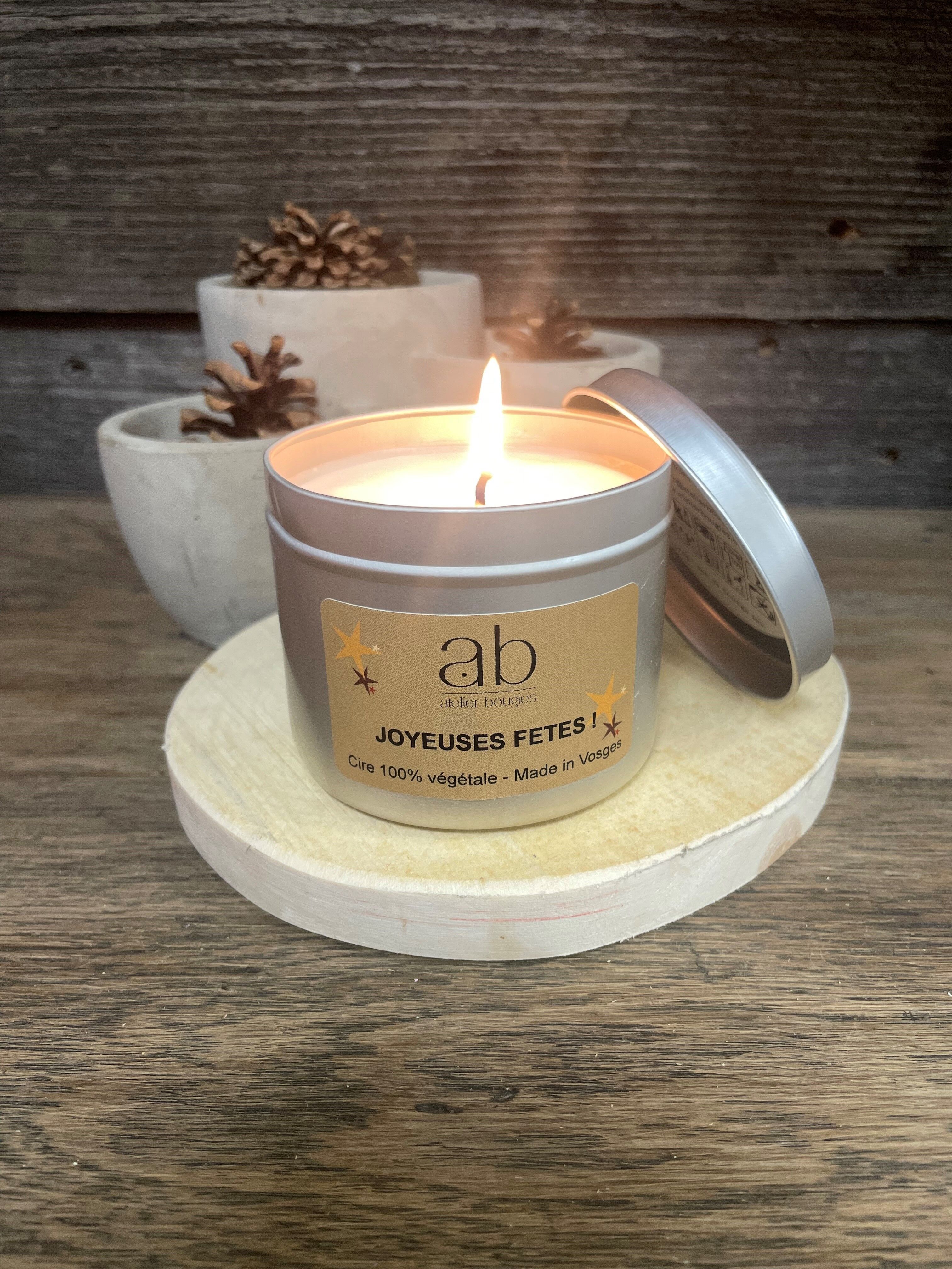 Handgefertigte Duftkerze Happy Holidays Etoile 180 gr