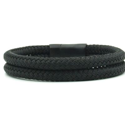 Bracciale Ulang nero ganda nero, riciclato