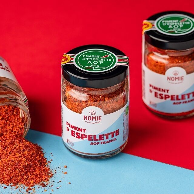 Peperone d'Espelette A.O.P. BIOLOGICO, vaso grande da 106 ml