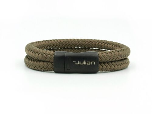 Bracelet Ulang nero ganda groen-bruin, gerecycled