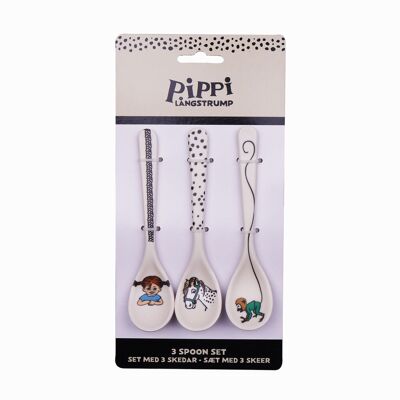 Pippi 100 % Melamine Spoon Set