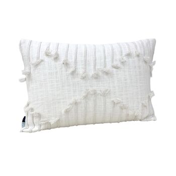 Coussin Loïs | 40x60cm | blanche