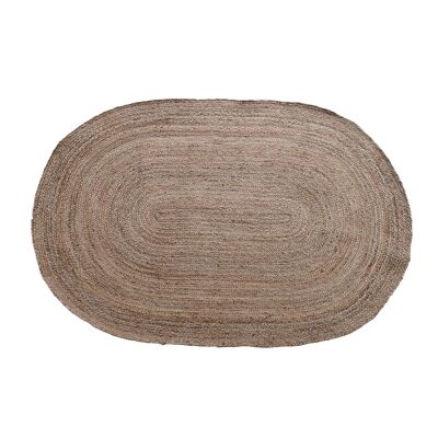 Rug Jute Oval | natural | 120x180 cm