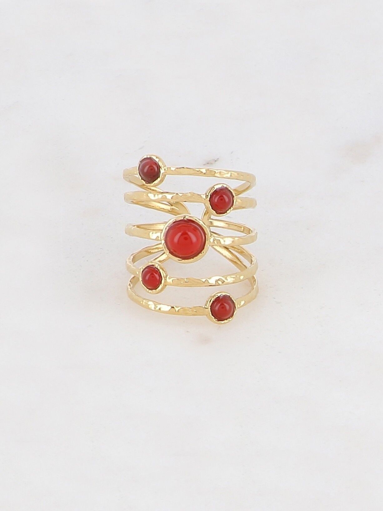 Anello Louisana - Corniola