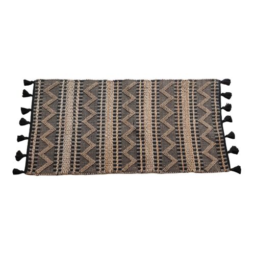 Rug Ivy | 80x160 cm | black burlap