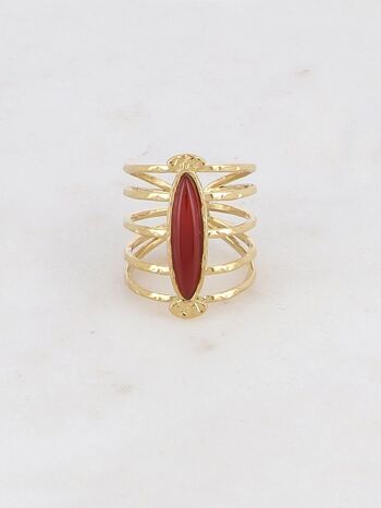 Bague Gabriella - Cornaline 1