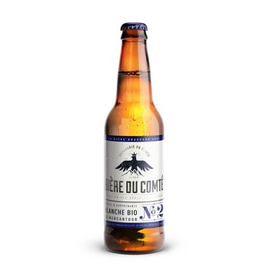 Bière N°2 Blanche Bio du Mercantour - Bouteille 33cl