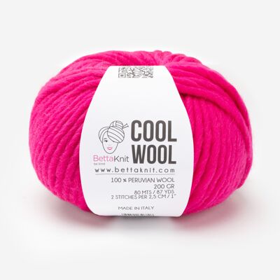 Cool Wool, lana chunky, Valentine Pink
