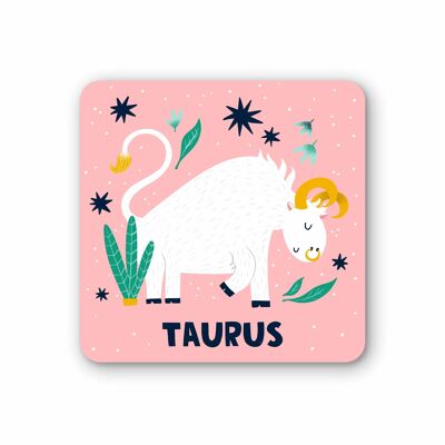 Taurus Zodiac Coaster pack of 6