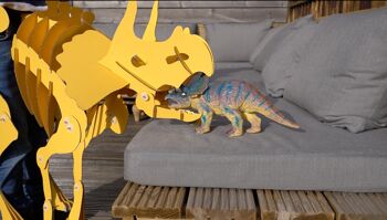 Jouet pour enfants, dinosaure de construction portable Triceratops Dinosuit 7