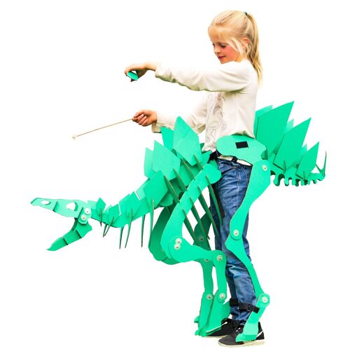 Kids toy, Dinosuit wearable construction Stegosaurus dinosaur